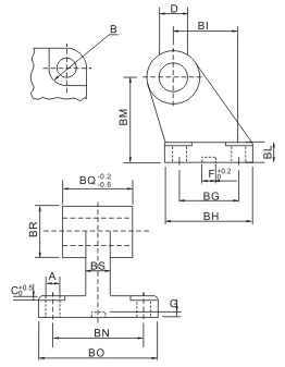 overall dimansions ISO SDB
